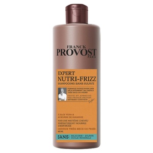 EXPERT NUTRI-FRIZZ Shampoing professionnel sans sulfate pour cheveux secs ou frisés