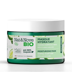 NAT&NOVE BIO Masque hydratant Certifié Bio cheveux normaux à secs 300ml MASQUE certifié BIO 