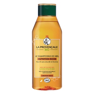 La Provençale Le Shampooing de Miel Nutrition Riche 250ml Shampooing de Miel Nutrition Riche cheveux secs certifié bio