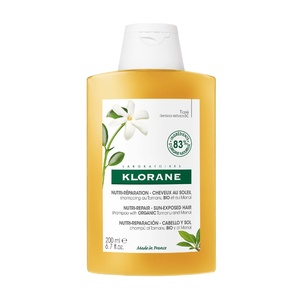 Klorane Solaire Shampooing nutritif après-soleil au Monoï et Tamanu BIO 200ml Shampoing