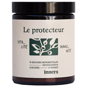 Le Protecteur : vitalité + immunité. Probiotiques & plante adaptogène en poudre Complément alimentaire