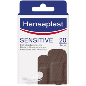Boite de 20 Pansements Sensitive Peaux Noires 2 formats Bandage, pansement, sparadrap 