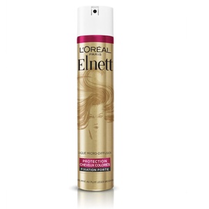 L'Oréal Paris Elnett Satin Laque Protection Couleur Fix Forte 300ml Laque Protection Cheveux Colorés