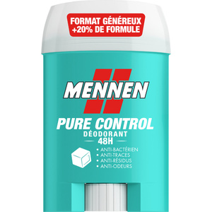 PURE CONTROL Deodorant homme 48H stick large sans alcool anti traces