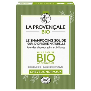 La Provençale Le Shampoing solide 100% d'origine naturelle 60g Shampooing solide 100% d'origine naturelle cheveux normaux certifié bio