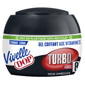 Vivelle Dop Gel Coiffant aux Vitamines Fixation Turbo Force 8