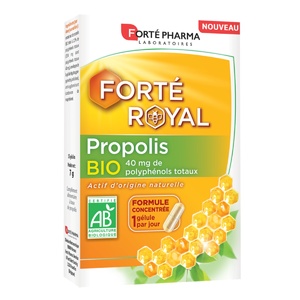 Propolis Bio 15 gélules Complément Alimentaire pour les défenses naturelles - produits de la ruche