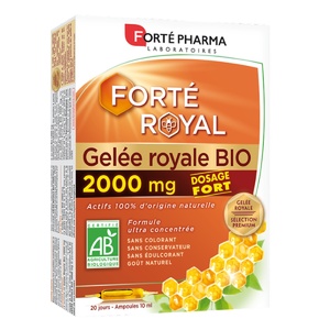 Gelée Royale Bio 2000 mg Complément Alimentaire pour les défenses naturelles - produits de la ruche