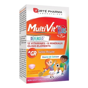 Multivit' 4G Kids 30cps Complément Alimentaire Vitalité