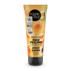 Peeling délicat pour le visage Abricot et Mangue peaux sèches Vegan Naturel Peeling 