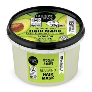 Masque pour cheveux abimés Avocat OliveVegan Naturel Masque