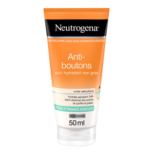 Neutrogena Anti-boutons Soin Hydratant non Gras, 1 x 50ml Crème Hydratante 