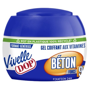 Fixation Béton Gel Coiffant aux Vitamines Fixation Béton Force 9 Format Généreux 