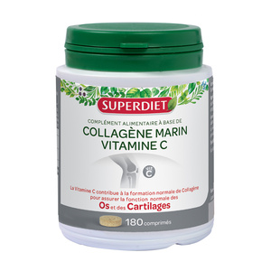 SUPERDIET - COLLAGENE MARIN + VITAMINE C - Nutrithérapie - 180 comprimés 05 - COMPLEMENTS ALIMENTAIRES 