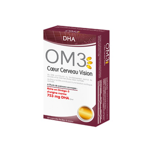 OM3 -DHA Cœur Cerveau Vision -60 capsules 05 - COMPLEMENTS ALIMENTAIRES 