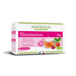 HERBESAN INFUSION ELIMINATION BIO - 20 sachets 05 - COMPLEMENTS ALIMENTAIRES