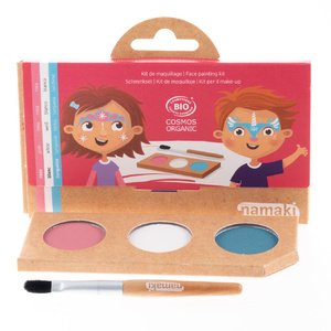 Namaki - Kit de maquillage 3 fards Princesse & Licorne - Rose