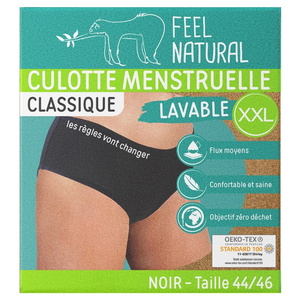 Culotte menstruelle Classique - taille X XL (44/46) Culotte menstruelle