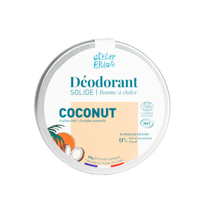 Déodorant solide certifié bio | Coconut| 50g Déodorant