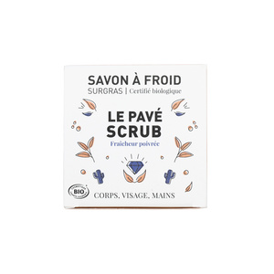 Le Pavé Scrub | Savon à froid surgras certifié BIO Savon