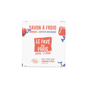 Le Pavé de Paris Neutre | Savon à froidsurgras certifié BIO Savon