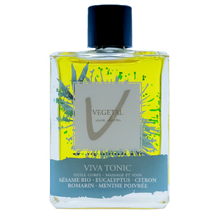 VIVA TONIC -  Eucalyptus… Huile corps soin et de massage Sésame BIO 