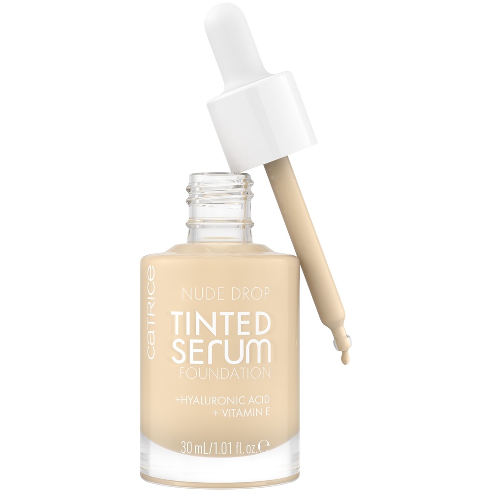 catrice | Nude Drop Tinted Serum Foundation fond de teint sérum 001N Fond de Teint - 001N, Beige, 30 ml - Beige