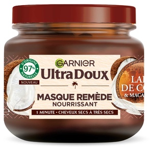 Ultra Doux Lait de Coco Macadamia Masque Remède Assouplissant Lait de Coco