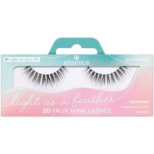 Light as a feather 3D faux mink lashes faux cils 01 Light up your life Faux Cils