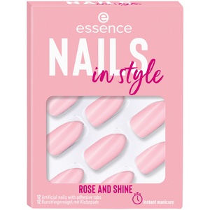 nails in style faux ongles 14 ROSE AND SHINE Faux Ongles