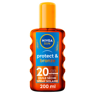 PROTECTION SUN  - Spray Protect&Bronze 200ml Protection Huile sèche solaire FPS20 