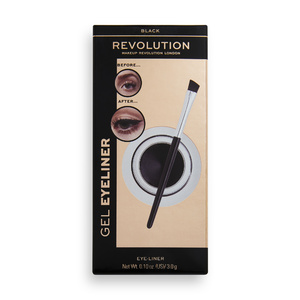 Revolution Gel Eyeliner Pot With Brush Eyeliner 