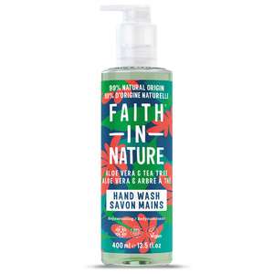 Faith in nature - savon liquide mains Aloe Vera - 400 ml Savon liquide