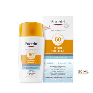EUCERIN SUN HYDRO PROTECT FLUIDE ULTRA-LÉGER SPF 50+ 50ml Protection solaire visage