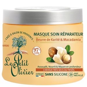 Masque Soin Réparateur Beurre de Karité& Macadamia Masque - Cheveux Très Secs ou Frisés