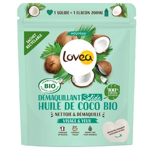 Démaquillant Solide Huile de Coco Bio Certifié BIO Démaquillant Solide - Visage & Yeux Sensibles