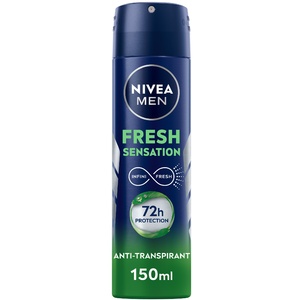 FRESH SENSATION - Déodorant spray homme150ml Anti-transpirant Infini Fresh 