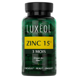 Luxéol Zinc 15 Complément alimentaire