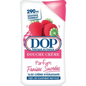 Dop Douche Crème Parfum Fraises Sucrées290ml Gel douche 