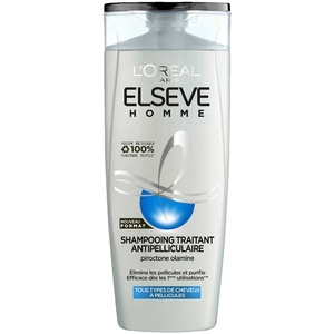 L'Oréal Paris Elseve Homme Shampooing Antipelliculaire 350ml Shampoing anti-pelliculaire