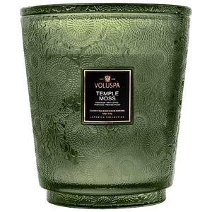 Temple Moss 5 Wick Hearth BOUGIE