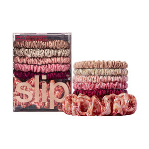 slip pure silk scrunchies - flora set chouchous skinny