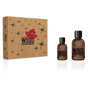Coffret DSQUARED2 Original WOOD 100ml +1 cadeau Coffret Eau de Parfum + 1 cadeau
