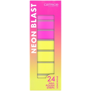 Neon Blast Nail Polish Strips bandes destickers vernis 010 Neon Explosion Stickers pour Ongles