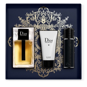 Dior Homme Coffret Cadeau - Eau de toilette, gel douche et vaporisateur de voyage 