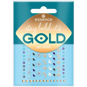 stay bold, it's Gold nail sticker Stickers pour Ongles