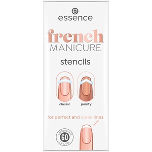 french Manicure stencils pochoirs 01 Faux Ongles