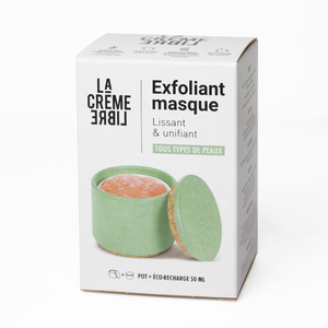 Exfoliant Masque Pot Vert Amande Exfoliant Visage