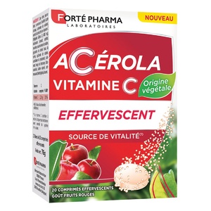 Acerola Effervescent - Vitamine C naturelle Compléments Alimentaires