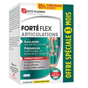 Forte Flex Articulations - Collagène Type II et Curcuma Compléments Alimentaires